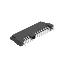 Denentech SATA 7+15P Female H14.15mm Straight Dip thumbnail-3