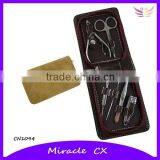 Grind Arenaceous PU Zipper Bag Manicure Girls Sets