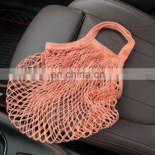 Cost Effective Custom Mesh Foldable Reusable Grocery Ladies Shoulder Hanging Food Cotton Bag thumbnail-5