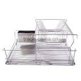 Hot Selling 2 Tier Stainless Steel Dish Rack thumbnail-2