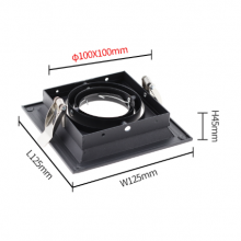 LED Lamp Holder, Aluminum Alloy Lamp Shell Bracket thumbnail-4