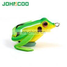 JOHNCOO Quality Kopper Artificial Bait Fishing Lure Soft Frog Lure 50mm 11g Frog Soft Plastic Snakehead Lure Simulation thumbnail-3