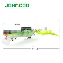 JOHNCOO 80mm 15.5g Artificial Plastic 2 Segments Mouse Rat Lure Pike Bass Bionics Fishing Lures thumbnail-2