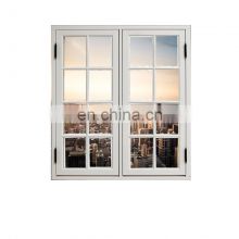 UPVC windows black color finish aluminium casement window for home design