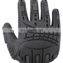 Factory Custom Industrial TPE TPR Black Anti Impact Protection Mechanical Work Safety Gloves thumbnail-5