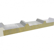 100mm Rock Wool Sandwich Panel Sandwich Composite Board For Roof thumbnail-5