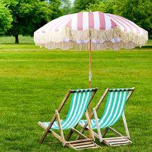 Tassel Beach Umbrella Ins Wind Swimming Pool Courtyard Umbrella 1.8m 37-inch Sunscreen Sun Umbrella Customized Advertising Umbrella Wholesale thumbnail-3