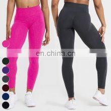 Wholesale Activewear Soft Running Wear Gym Fitness Butt Lifting Tights High Waist Sports Pants Women Seamless Yoga Leggings thumbnail-4