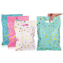 Wholesale Recyclable Plastic Gift Bag With Gravure Printing and Bottom Gusset Gift Packaging thumbnail-2