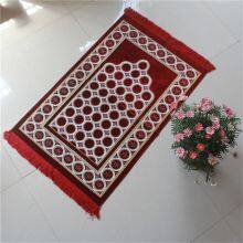Wholesale Tassel Prayer Carpet Floor Mat Arab Pilgrimage Duffel Foot Mat Muslim Printing Pilgrimage Mat thumbnail-3