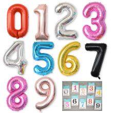 Factory Direct Jumbo Number Balloons - 40 Inch Foil Helium Balloons, Retailer-Ready Party Balloons