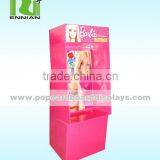 Fashion Design Pop Floor Display Stand With Hooks For Banlie thumbnail-2