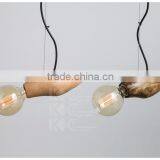 Coffee&office Decoration Modern Design Swarm Simple Wooden Hanging Lamp thumbnail-1