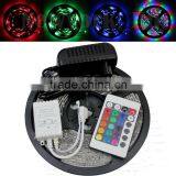 3528 5m RGB 300 LED SMD Light Strip Lamp Waterproof+24Key IR+12V 2A Power Supply