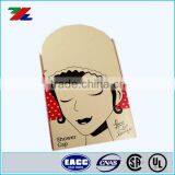 Hair Accessories Packaging Folded Paper Cover Cards Custom Printed / CMYK Paper Head Cover Box Printed