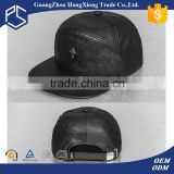 Factory price! Design your own metal logo custom leather patch logo snapback hats wholesale