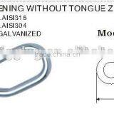 Carabiner Manufacture Stainless Steel Aisi 316 304 Rope Shortening Without Tongue Zind Plated Cheap Price New China Products thumbnail-4