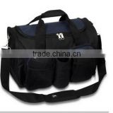 Sports duffel bag with shoe we dry pocket