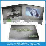 Hardcover 7 Inch Lcd Brochure Card Video Brochure Video Book With Pocket and Booklet thumbnail-1