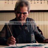 2016 China Handmade Watercolor Silk Base Chinese Ink Painting for Home Decoration thumbnail-1