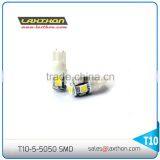 W5W 194 T10 5 Pcs SMD 5050 3 Chip Car Led Light thumbnail-2