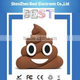 Factory Direct Poop Smile Cute Poo Emoji Style Fashion Power Bank Mobile Charger OEM Smartphone