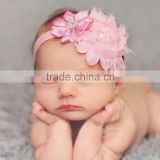 Newborn Baby Girls Flower Headband Soft Elastic Band Headwear Hair Accessories