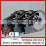 6mm//9mm/12mm*30m White Label Tape Cassette for Cable ID Printer MK1500 and MK2500