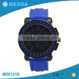 Fashion Custom Stainless Steel Back Cese Silicone Rubber Slap Watch thumbnail-2