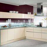 Lacquer Kitchen Cabinets Small Suitable for Apartment