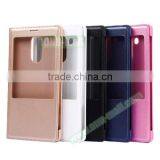 2016 New Products Leather Flip Case for Huawei Mate 8, Phone Cover Case With Call Display ID thumbnail-5