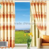 [ready made]YH-114 15 years top-rated golden seller newest 100% polyester printed finished curtain