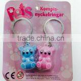 Hot Sale 3D Promotional Gifts Blister Packing Plastic Animal Key Chain thumbnail-2