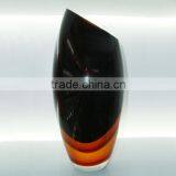 Black&Red Art Glass Vase Gift for Home Decor thumbnail-1