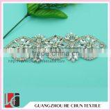 HC-0200 High Guality Dmc Diamond Appliques,Rhinestone Lace Applique for Lace Evening Dress Quality Choice