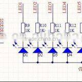 8 LED 4X5 Push Buttons Matrix Keyboard AVR ARM STM32 thumbnail-2
