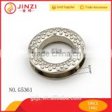 Special custom metal silver O ring bags shoes accessories
