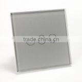 Newest Design 3 Gang 1 Way Wall Light Touch Switch With LED Indicator thumbnail-5