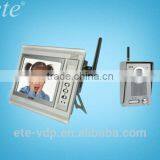 2.4GHz Long Range 2 Family Waterproof Door Bell Video Door Intercom Wireless Video Intercom thumbnail-1
