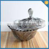 Metallic Black Big Capacity Glass Storage Jar for Christmas Gift Decor thumbnail-3