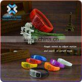 2016 Time-Limited Promotion Logo Customized Concert Bracelet LED,sound Activated Led Bracelet