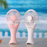 Portable handheld fish-styhle rechargeable mini fan