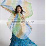 Wuchieal 3 Gradient Color Rayon Belly Dance Veils thumbnail-2