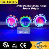 Factory Direct Double Angel Lamp Lens With Motorcycle Headlight/12 Warranty Months Quality Choice thumbnail-6