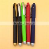 colored rubber plastic gel ink pen (G-138)