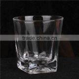 Star Shaped 9oz Clear Drinking Whisky Glass Rock Tumbler thumbnail-2