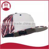 Short Brim Snapback Hat With an Adjustable Plastic Snapback Strap Closure thumbnail-6