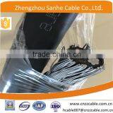 3 * 6 AWG Serie 8000 de Aleacion de Aluminio Conductor XLPE / PVC Insulated Cable Concentrico