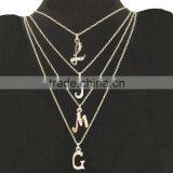 2016 Fashion Alphabet Charms Necklace, A-Z Alphabet Charms In Fashion Trends thumbnail-5