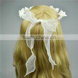 Fashion White Flowers Hair Accessory Indian Wedding Garland Tassel Garland New Style thumbnail-2